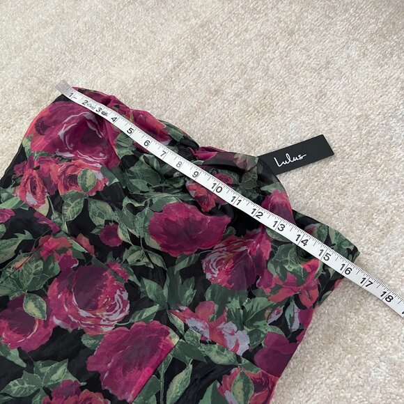 NWT Lulus Fleur of Dreams Floral Formal Maxi Dress M - Picture 8 of 9